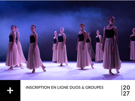 20 27 INSCRIPTION EN LIGNE DUOS & GROUPES  +